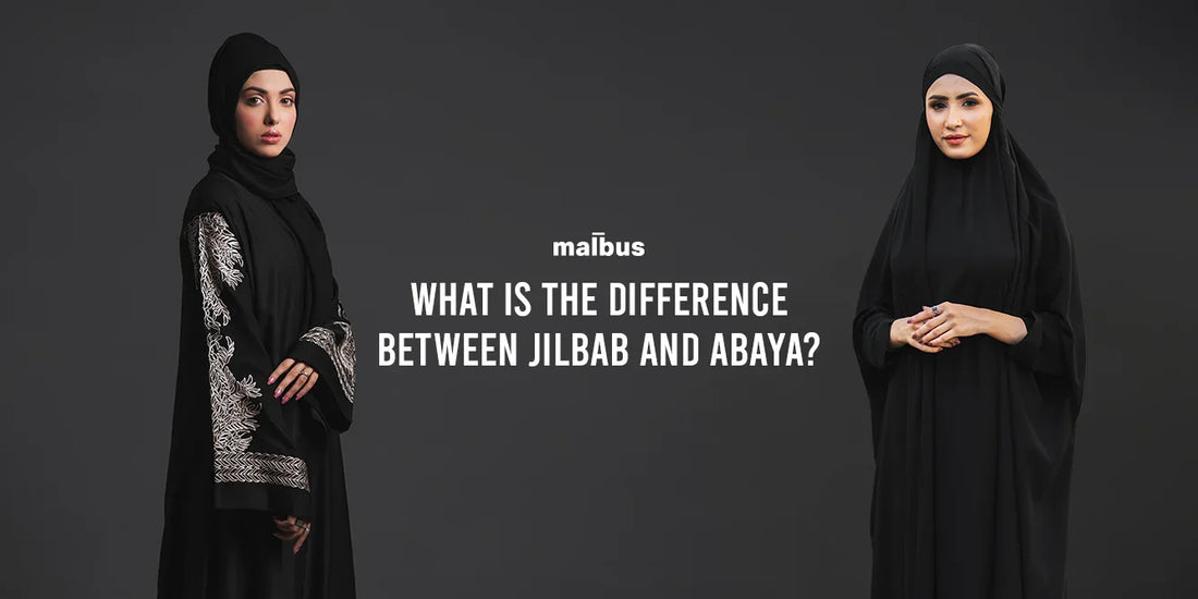 Difference between jilbabs and abayas