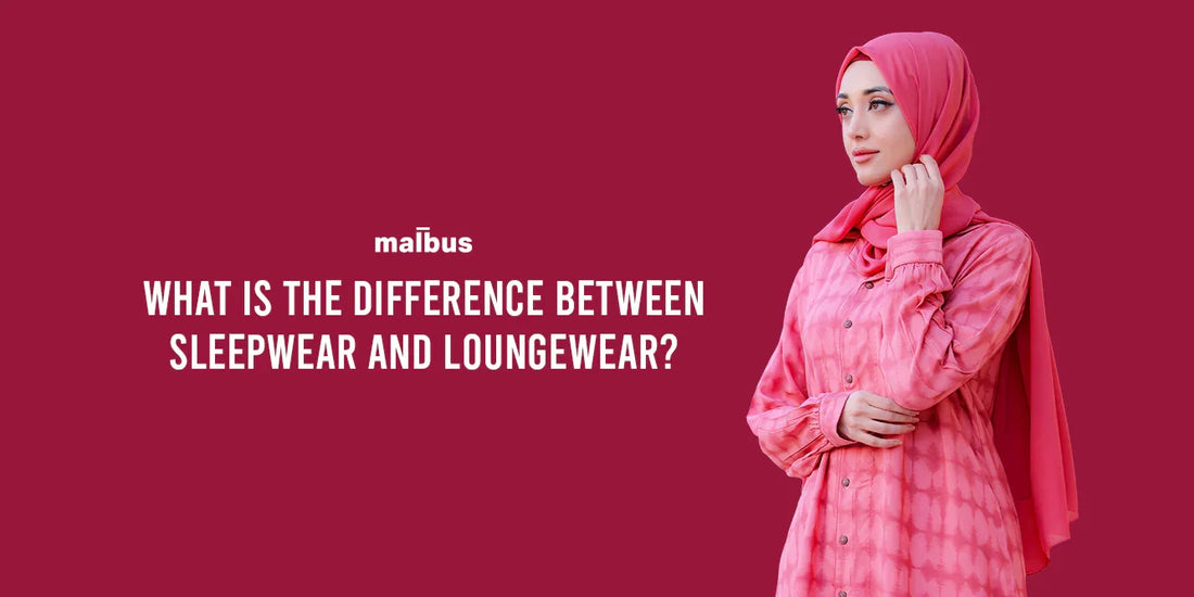 difference between loungewear and sleepwear