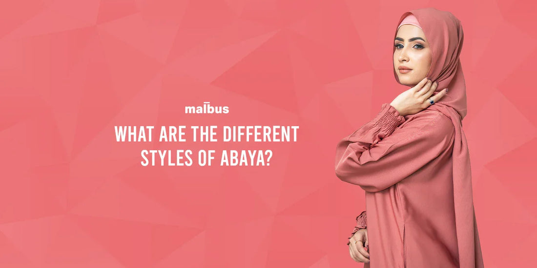 Different styles of abayas