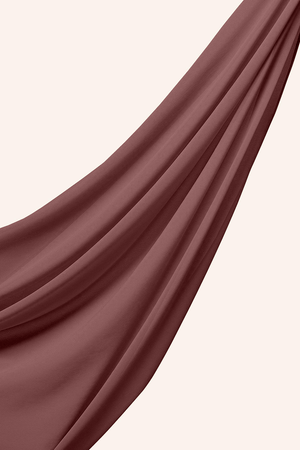 Luxe Chiffon Hijab - Fig - Malbus