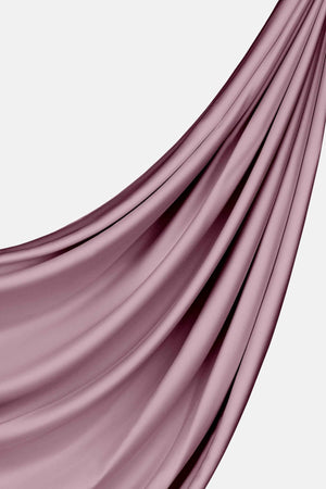 Mauve Silk Hijab - Malbus