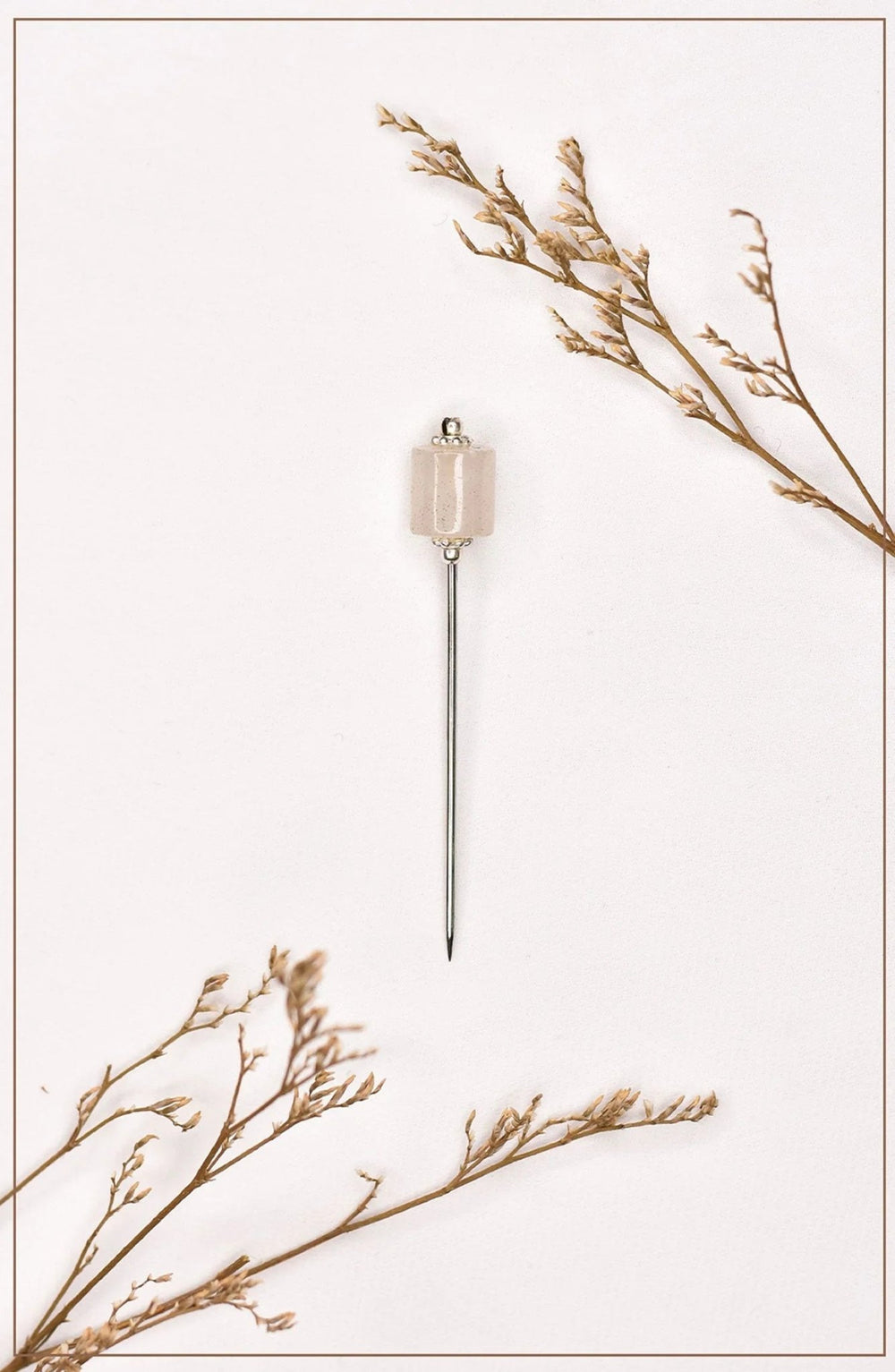 Milky Stone Hijab Pin - Malbus