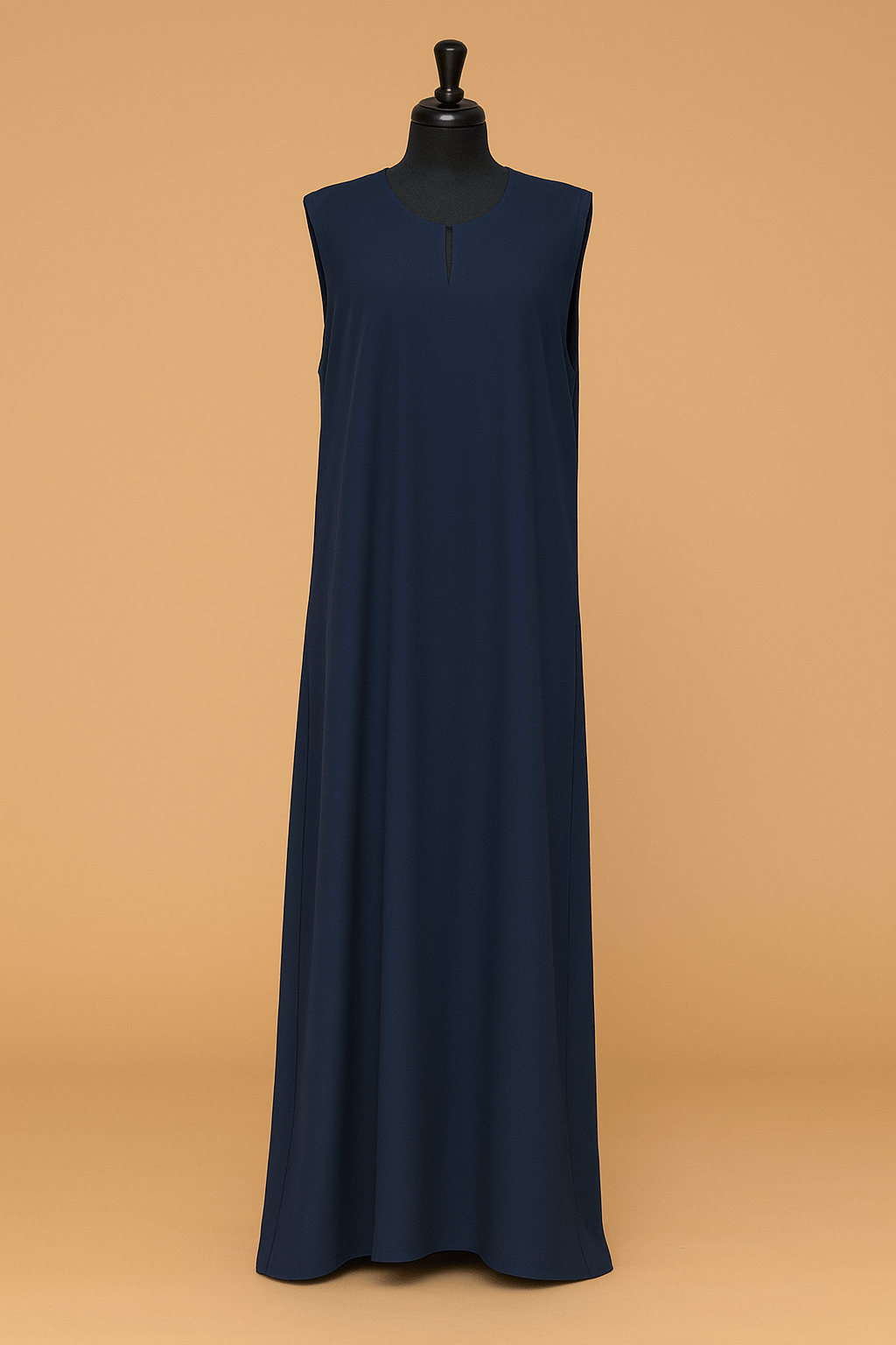 Navy Blue Slip Dress – Graceful & Chic Premium Nida Fabric