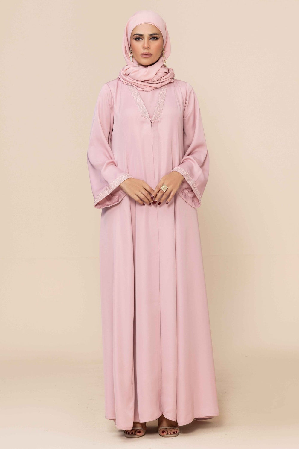 Petal Pink Hand Embellished - Malbus