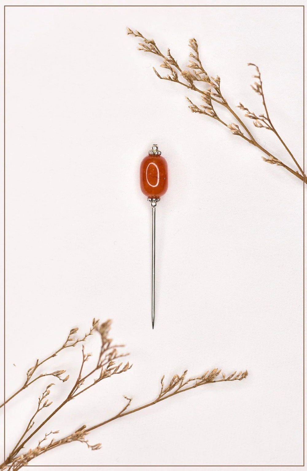 Rust Crystal Hijab Pin - Malbus