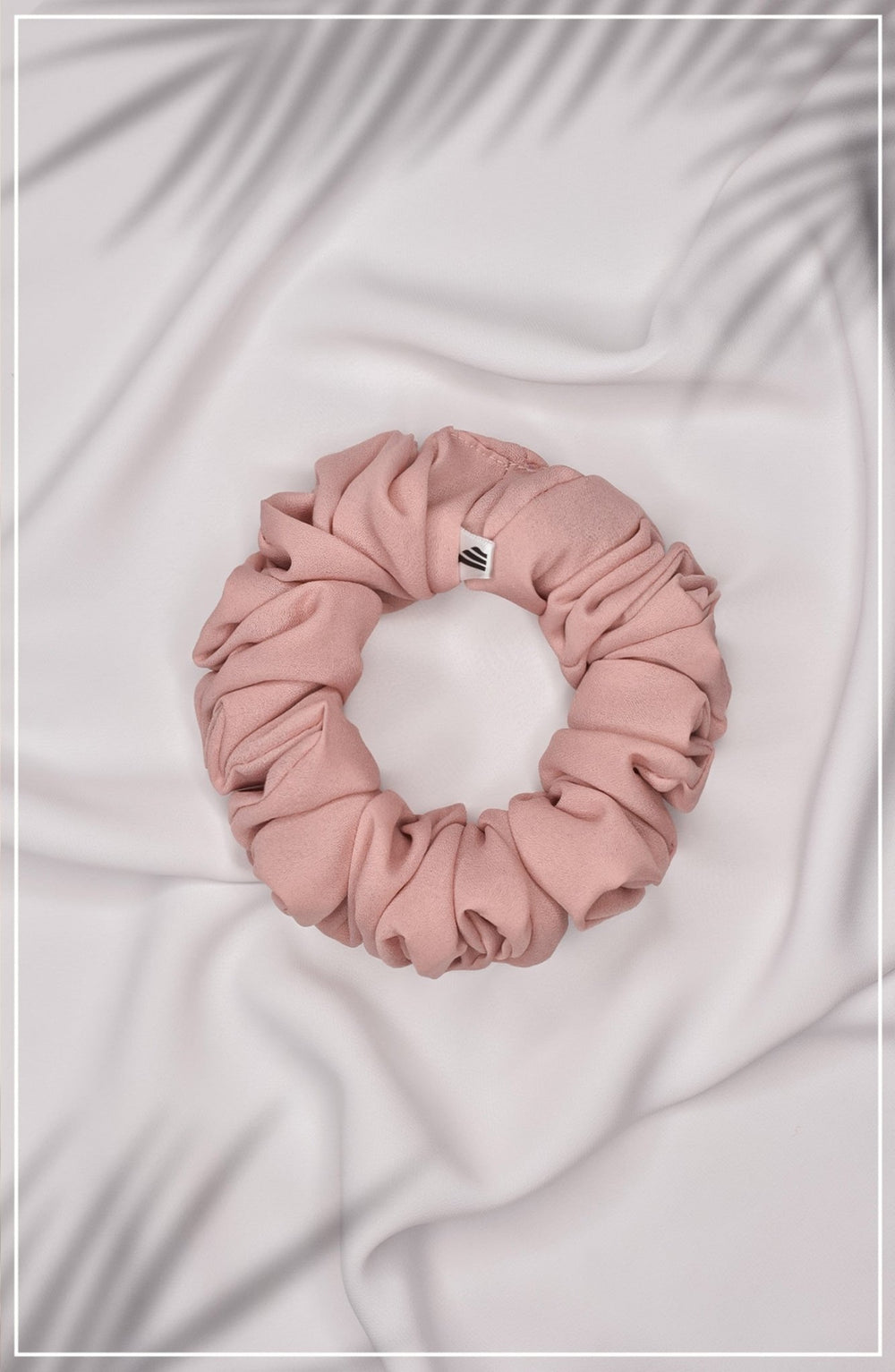 Sand Peach Textured Scrunchie - Malbus