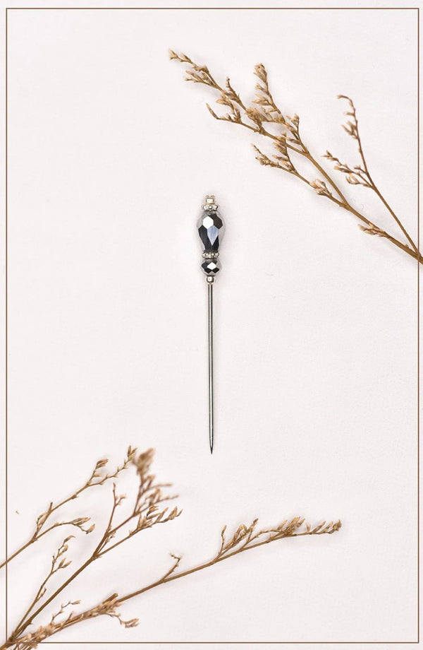 Silver Platted Hijab Pin - Malbus