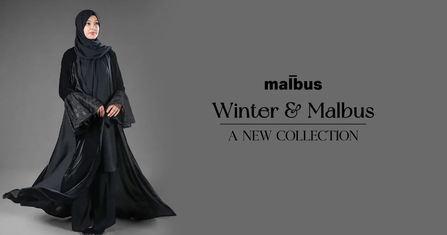 New Winter Trends for Abayas for Women 2024 - Malbus