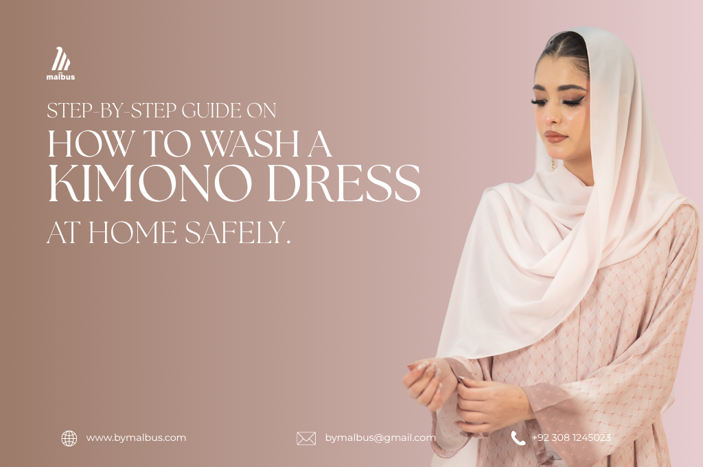 a guide on how to wash your kimono dress at home
