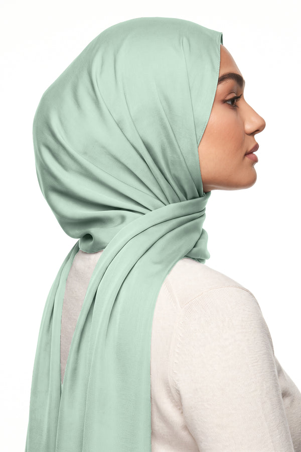 Mint Silk Hijab