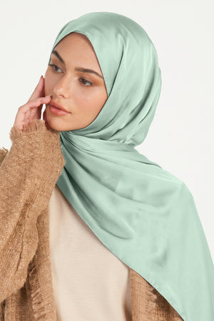 Mint Silk Hijab