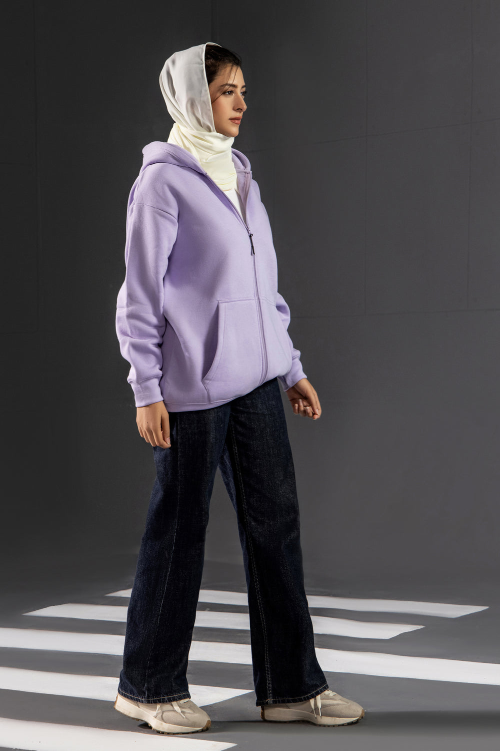 Lavender Zipper