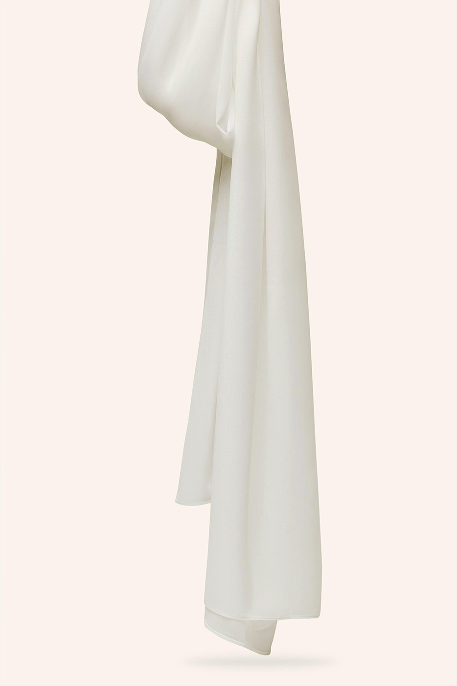 Luxe Chiffon Hijab - Ivory - Malbus