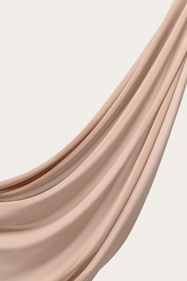 Luxe Chiffon Hijab - Pewter - Malbus