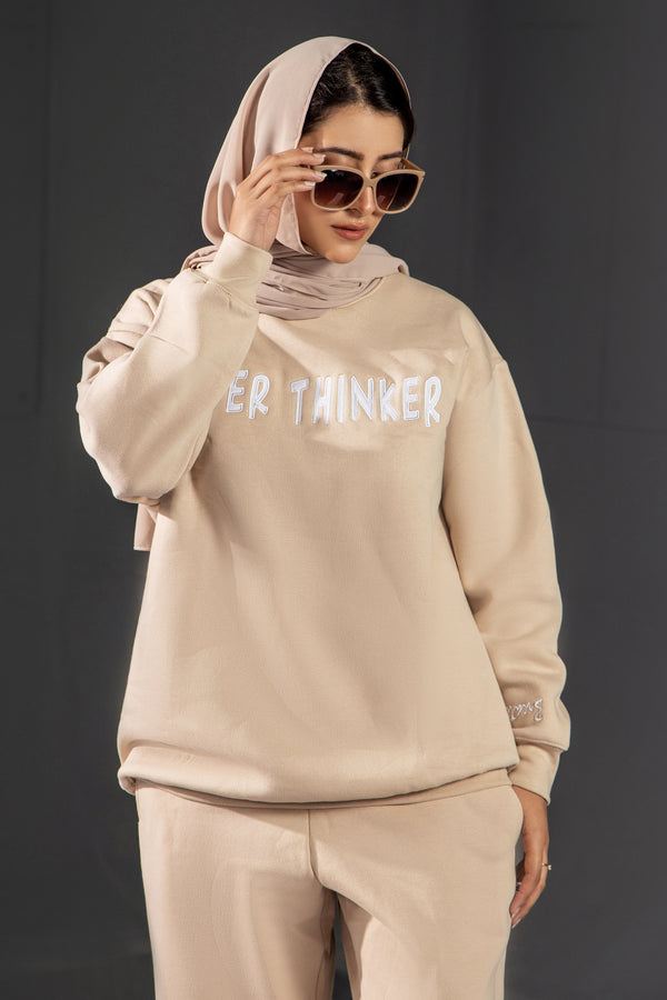 Warm Beige Sweatshirt