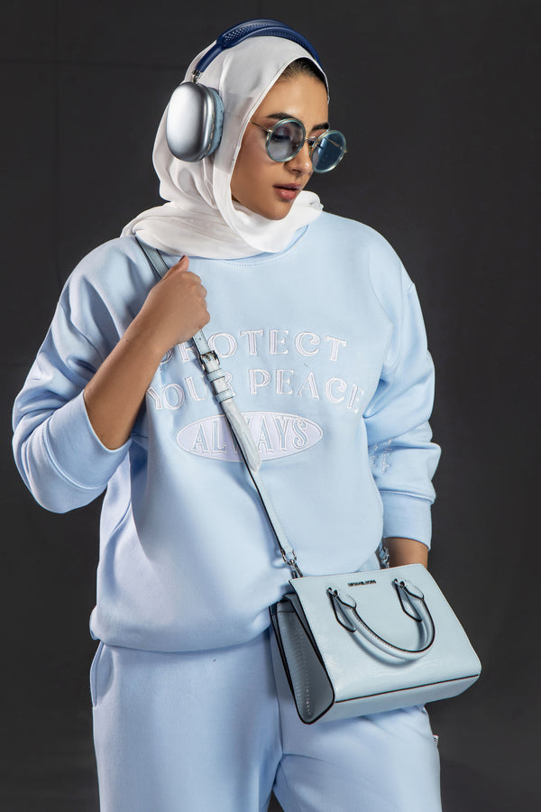 Ice Blue Sweatshirt