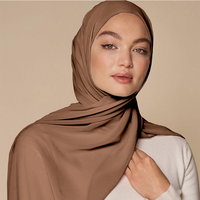 Logo For Luxe Chiffon Hijab - Mink