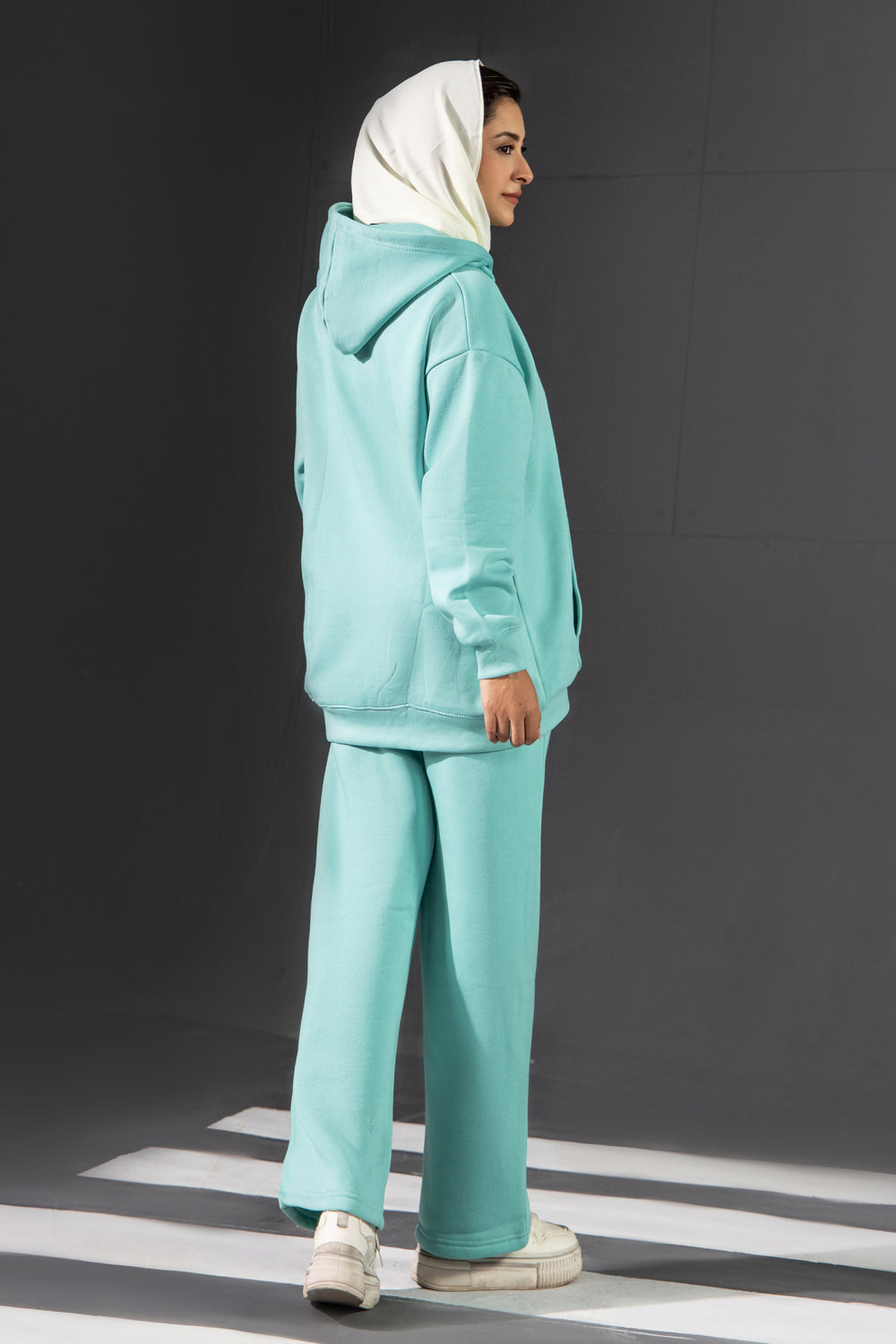 Teal Green Zipper