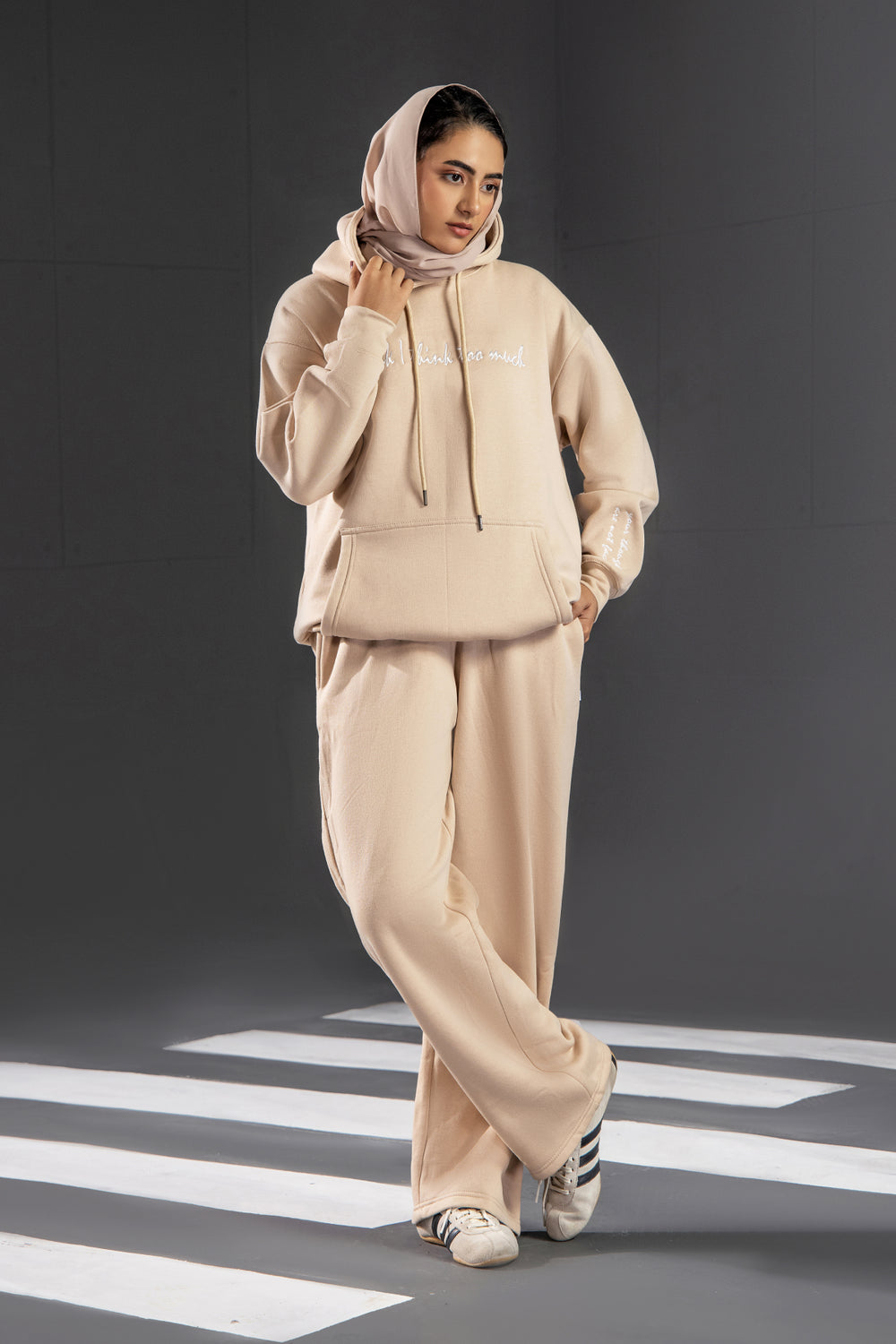Warm Beige Hoodie