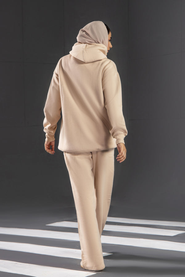Warm Beige Hoodie