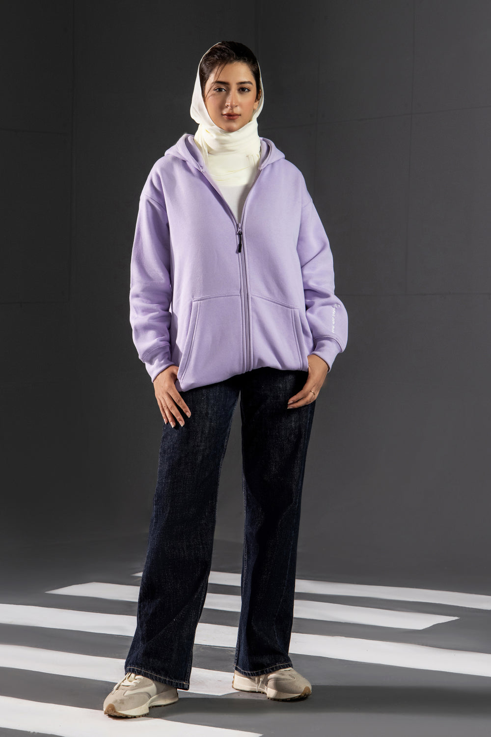 Lavender Zipper