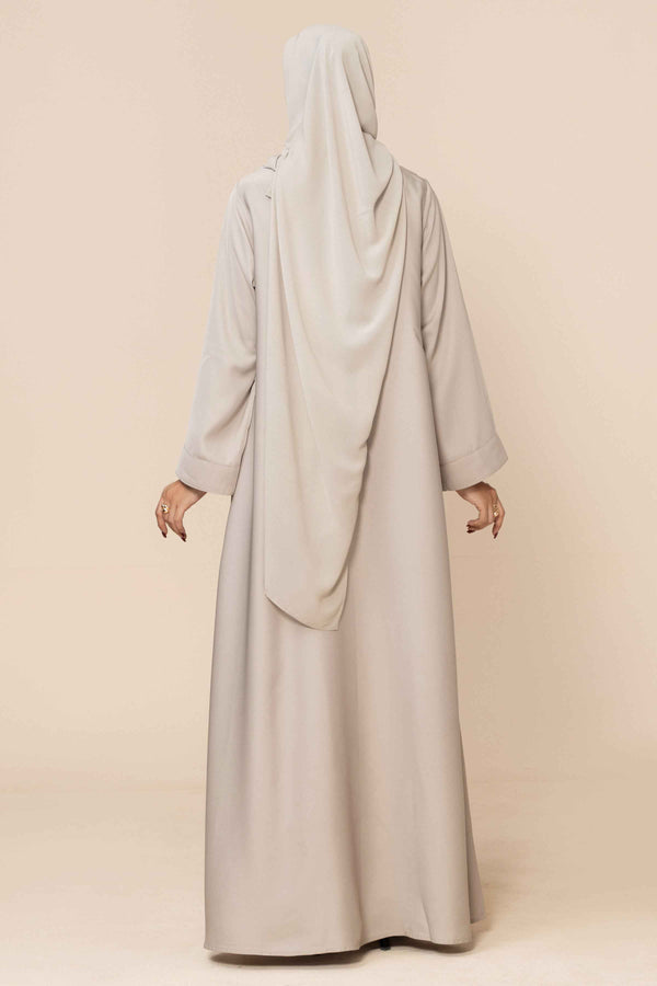 Beige Pleated