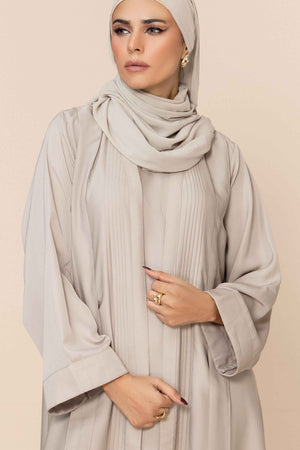 Beige Pleated