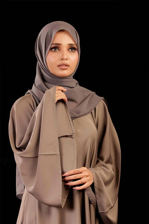 Beige Umbrella Abaya