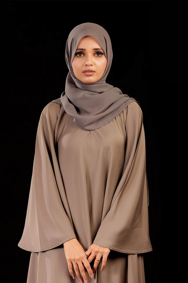 Beige Umbrella Abaya