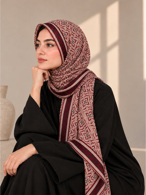 Blush Mosaic Luxe Lawn Hijab