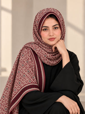 Blush Mosaic Luxe Lawn Hijab