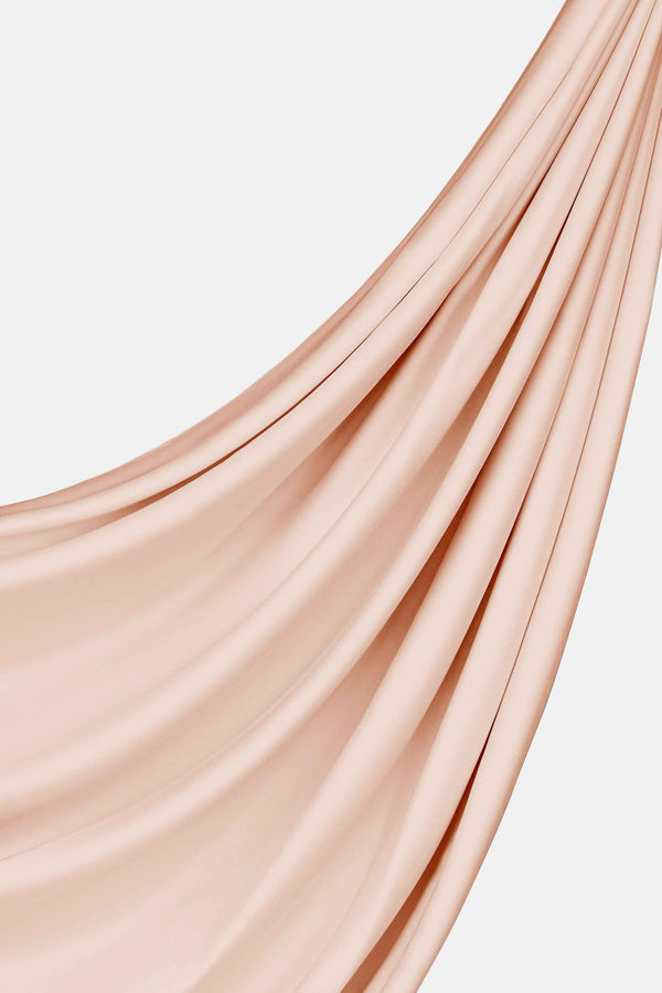 Butter Peach Silk Hijab