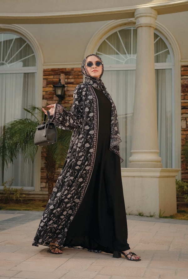 Caeloura Black Floral