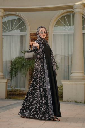 Caeloura Black Floral