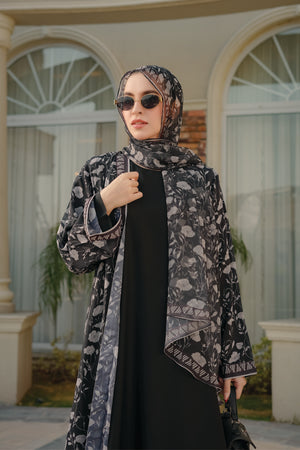 Caeloura Black Floral