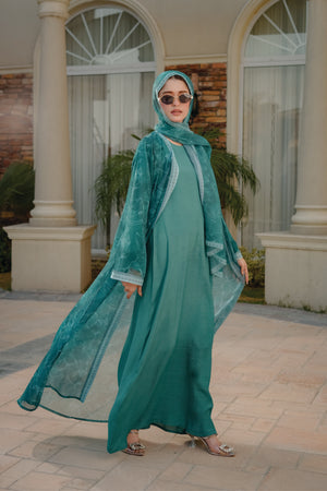 Caeloura Teal Floral