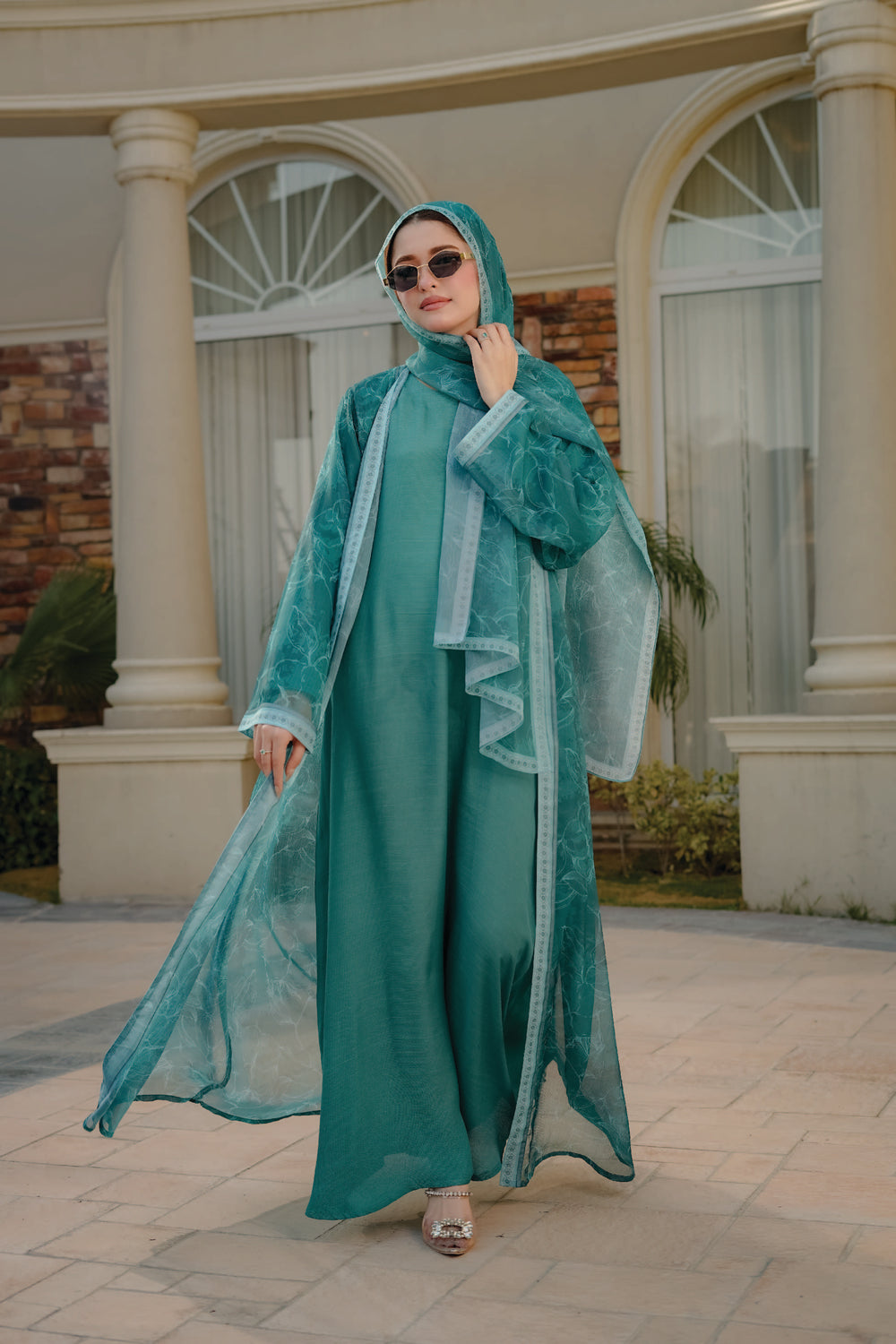 Caeloura Teal Floral