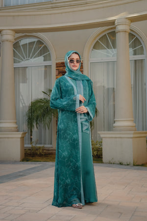 Caeloura Teal Floral