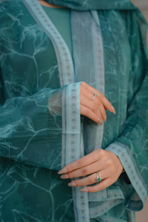 Caeloura Teal Floral