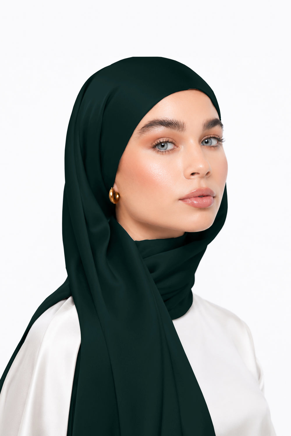 Emerald Silk Hijab