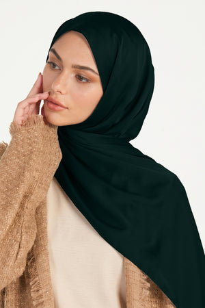 Emerald Silk Hijab