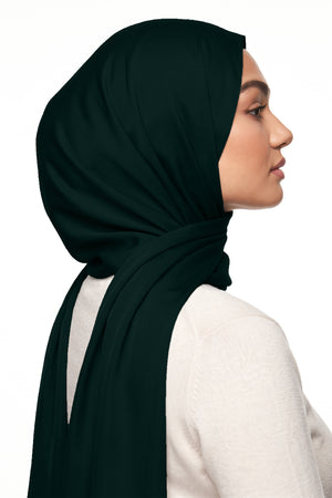 Emerald Silk Hijab