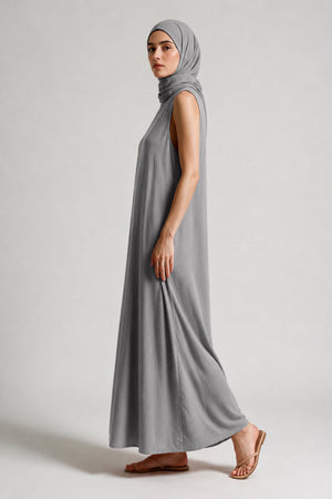 Grey - Slip dresses