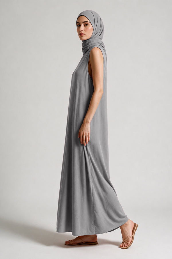 Grey - Slip dresses