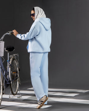 Ice Blue Zipper