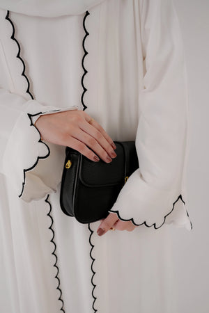 Ivory Contrast Trim