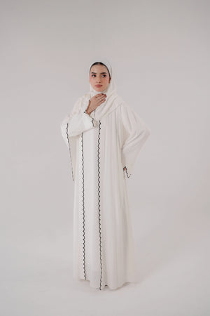 Ivory Contrast Trim