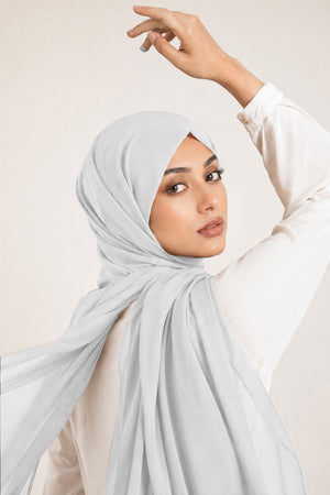 Luxe Chiffon Hijab - Ivory