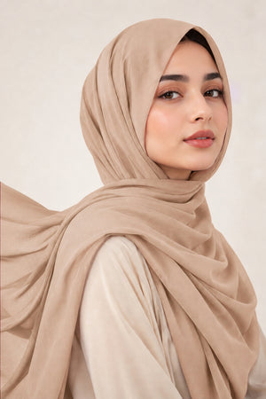 Luxe Chiffon Hijab - Pewter