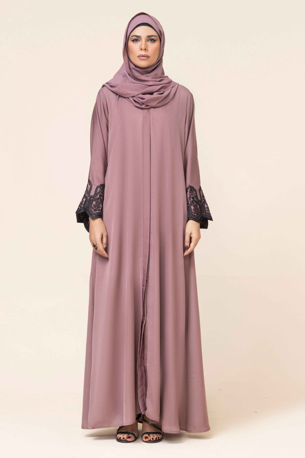Mauve Embriodered